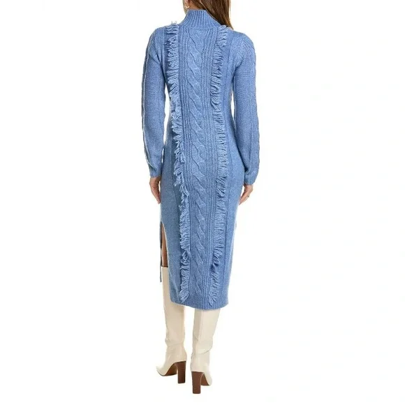 RAMY BROOK
Charlee Metallic Turtleneck Long Sleeve Maxi Sweater Dress - Picture 3 of 7